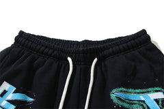 Hellstar Graffiti Washed Shorts