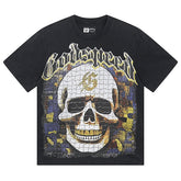 Godspeed Skeletons Pattern Printed T-Shirts #1039