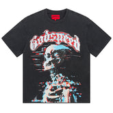 Godspeed Skeletons Pattern Printed T-Shirts #1027