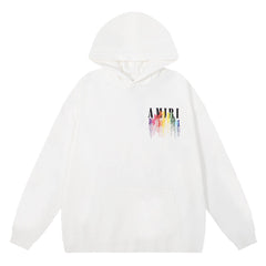 AMIRI Rainbow Logo Print Hoodie