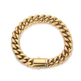 Men's Spring Clasp Cuban Bracelet #CHA064