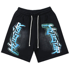 Hellstar Graffiti Washed Shorts