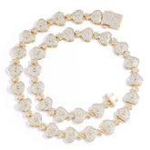 Women's US Dollars Money Bag Cuban Necklace #CHA309