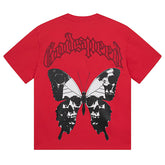 Godspeed Skeletons Butterfly T-Shirts #3026