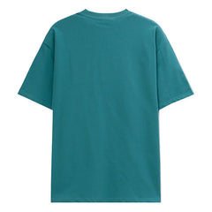 LANVIN Letter Embroidery Logo T-Shirt Green