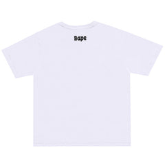 BAPE College Relaxed T-Shirts White/Black