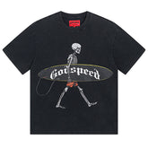 Godspeed Skeletons Surf Day T-Shirts #1025