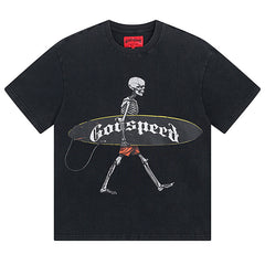 Godspeed Skeletons Surf Day T-Shirts #1025