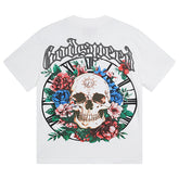 Godspeed Skeletons Rose T-Shirts #3019