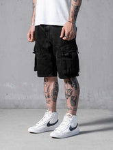 Black Cargo Shorts II