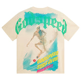 Godspeed Skeletons Surf club Printed T-Shirts #3056