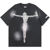 Hellstar Hell Star Washed Print Short Sleeve Tee