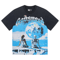 Godspeed Skeletons Earth T-Shirts #1005