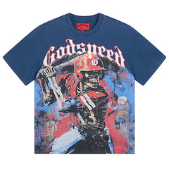 Godspeed Skeletons Baseball Player T-Shirts #1017