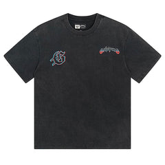 GODSPEED Rock Skeleton Car T-shirt