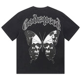 Godspeed Skeletons Butterfly T-Shirts #1026