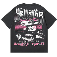 Hellstar Washed Print T-Shirt