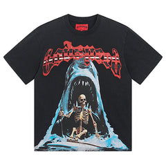 Godspeed Skeletons Pattern Printed T-Shirts #1035