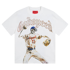 Godspeed Skeletons Athlete T-Shirts #3003