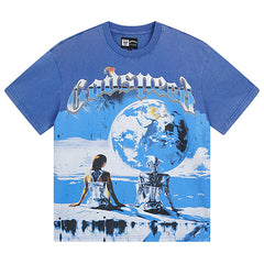 Godspeed Skeletons Earth T-Shirts #1005