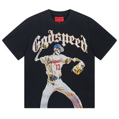 Godspeed Skeletons Athlete T-Shirts #1003