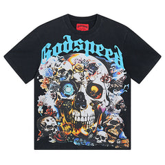 Godspeed Skeletons Rose T-Shirts #1001