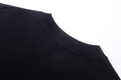 Sp5der Green Foam Printing High Weight T-Shirt Black