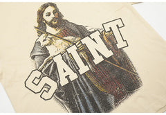 SAINT MICHAEL Jesus Oil Painting Print T-Shirts