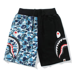 BAPE ABC Camo Side Shark Sweat Shorts