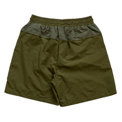 RHUDE Colorblock Embroidered Letters Shorts