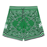 AMIRI Bandana Print B-Ball Drawstring Shorts