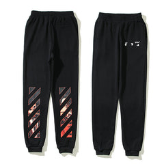 OFF WHITE Caravaggio oil painting pattern trousers Joggers