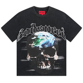 Godspeed Skeletons Pattern Printed T-Shirts #1053