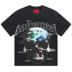 Godspeed Skeletons Pattern Printed T-Shirts #1053