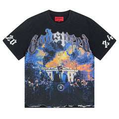 Godspeed Skeletons Printed T-Shirts #1010