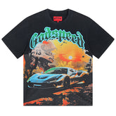 Godspeed Skeletons Sunset Racing T-Shirts #1002