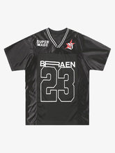 NO "23" Black Jersey V-Neck T-Shirt