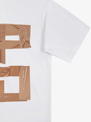Original Tape Layered Letter Print T-shirt