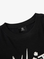 Hip-Hop Punk Faux Two-Piece Long-Sleeved T-Shirt - 2457