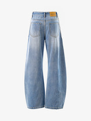 Washed Side Stripe Machete Jeans