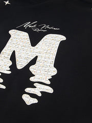 Street Letter Embroidery Simple Loose Hoodie