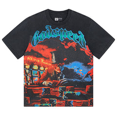 Godspeed Skeletons Printed T-Shirts #1013