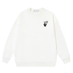 Off White Cute Here Sweatshirts