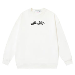 Off White Paint Arrow Slim Sweatshirts