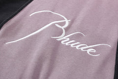 RHUDE logo-embroidered cotton sweatshirt