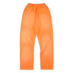 Hellstar Fire Orange Closed Elastic Bottom Pants