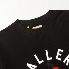 Gallery Dept Logo Printed T-Shirt Yellow Loose Fit
