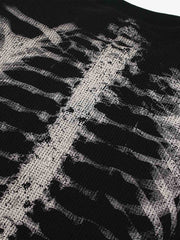 Skeleton Print T-shirt