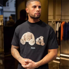 PALM ANGELS Decapitated bear T-Shirts