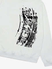 SUPM Tire track pattern design Hoodie
